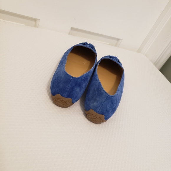 NWOB Talbots Royal Blue Suede Tassel Francesca Loafers Size 8.5 Business Casual - Picture 12 of 16